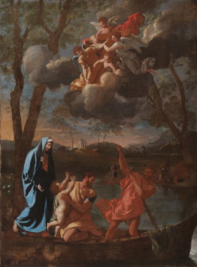 Il ritorno della Sacra Famiglia a Nazareth da Nicolas Poussin