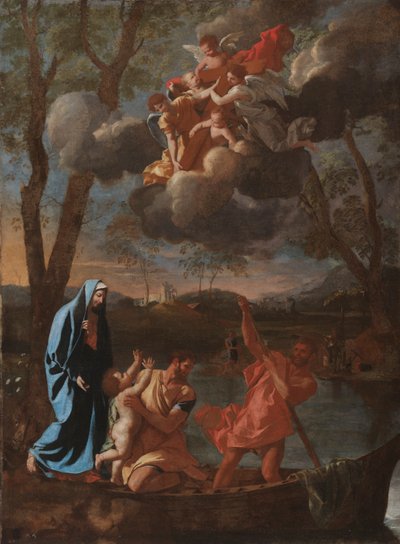 Il Ritorno della Sacra Famiglia a Nazareth, c. 1627 da Nicolas Poussin