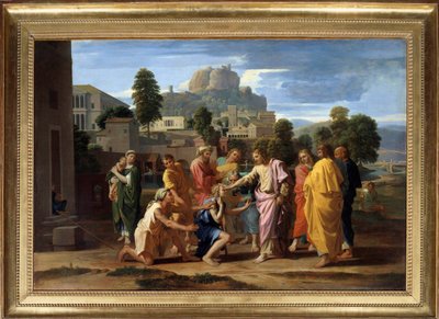 Il cieco di Gerico o Cristo che guida il cieco da Nicolas Poussin