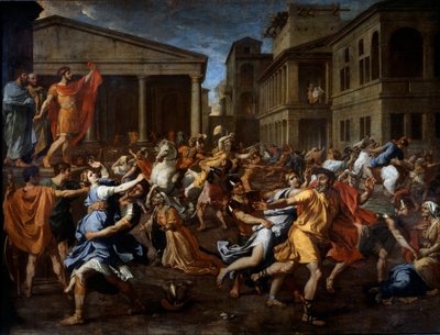 Il ratto delle sabine da parte dei romani da Nicolas Poussin