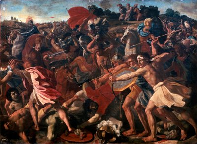Vittoria di Giosuè sugli Amaleciti da Nicolas Poussin