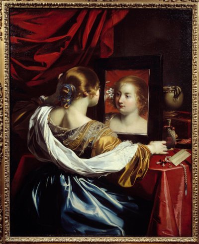 Giovane donna alla toilette da Nicolas Regnier