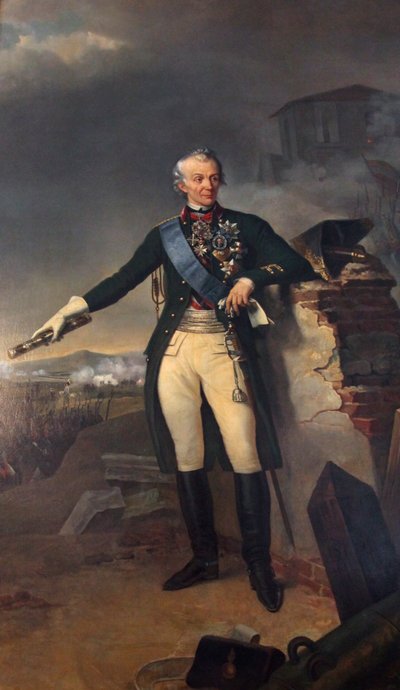 Alexander Suvorov, generale russo, 1833 da Nicolas Sebastien Froste