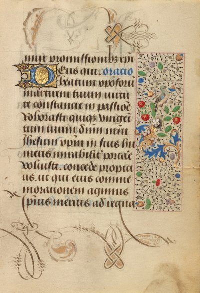 Pagina di testo decorata da Nicolas Spierinc