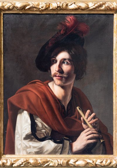 Suonatore di flauto da Nicolas Tournier