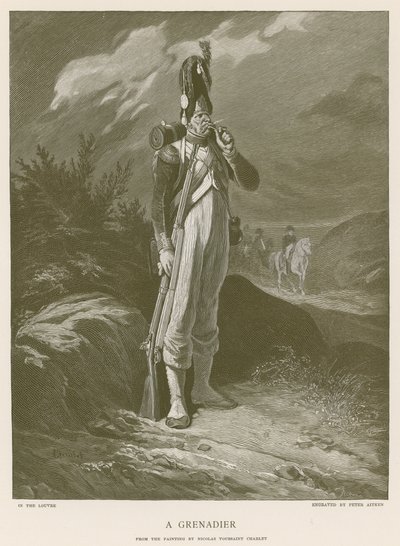 Un granatiere da Nicolas Toussaint Charlet