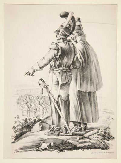 Due Corazzieri a piedi da Nicolas Toussaint Charlet