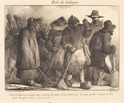 Scuola dello spazzino da Nicolas Toussaint Charlet