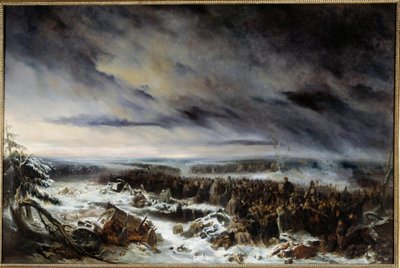 Episodio della ritirata russa da Nicolas Toussaint Charlet