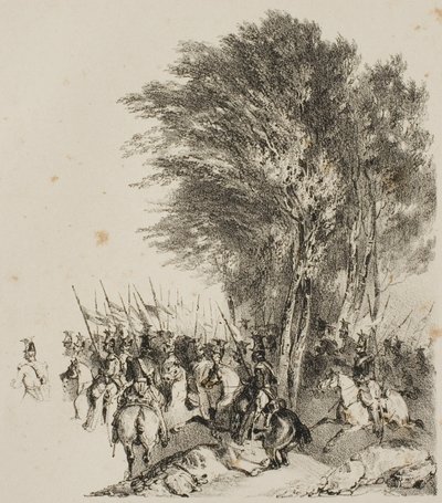 Lancieri in marcia da Nicolas Toussaint Charlet