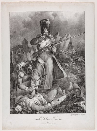 Il Soldato Francese (Le Soldat français) da Nicolas Toussaint Charlet