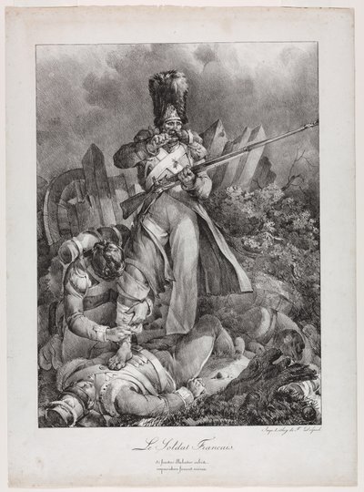 Il soldato francese Le Soldat français, 1818 da Nicolas Toussaint Charlet