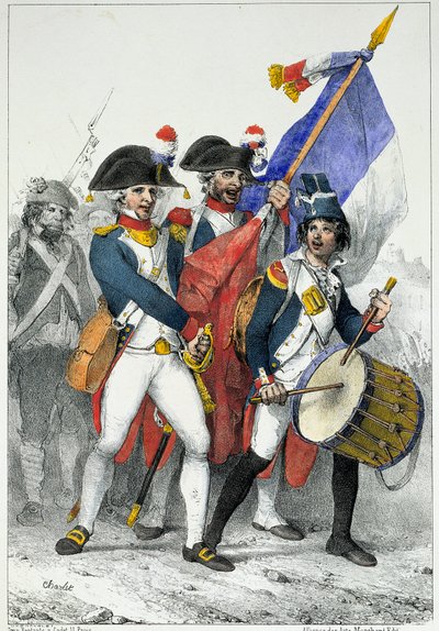 La patria in pericolo: Volontari della Prima Repubblica da Nicolas Toussaint Charlet