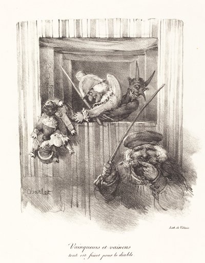 Vincitori e vinti, tutto è cibo per il diavolo da Nicolas Toussaint Charlet