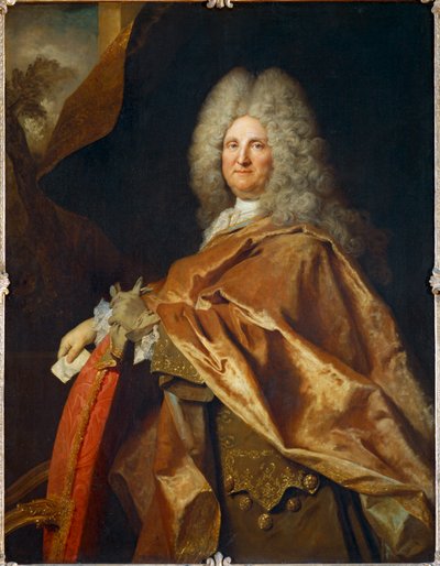 Ritratto di un uomo ... da Nicolas de (workshop) Largilliere