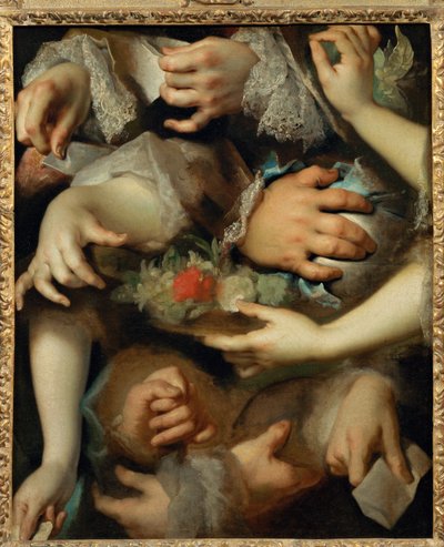 Studio di mani c.1715 ... da Nicolas de (workshop) Largilliere