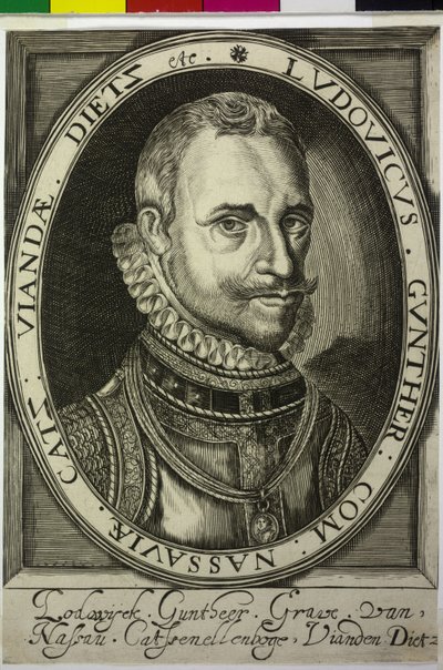 Conte di Nassau-Dillenburg Luigi Günther da Nicolas de Clerck