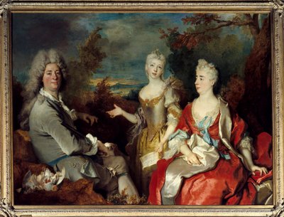 Ritratto di famiglia precedentemente noto come ritratto del pittore, sua moglie e sua figlia da Nicolas de Largillière