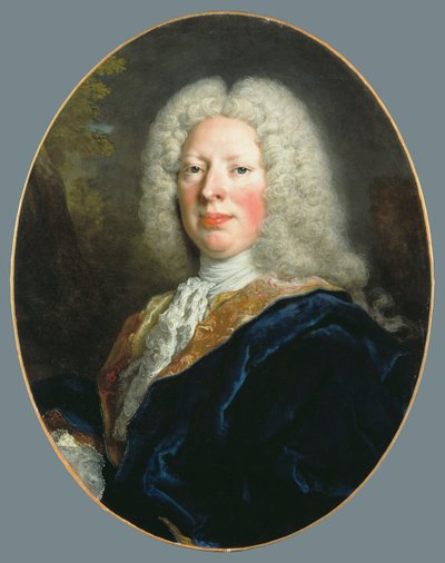 Federico Augusto, Conte Rutowski, c.1729 da Nicolas de Largillière