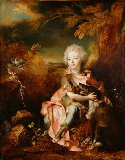 Ritratto di ragazzo in maschera da Nicolas de Largillierre