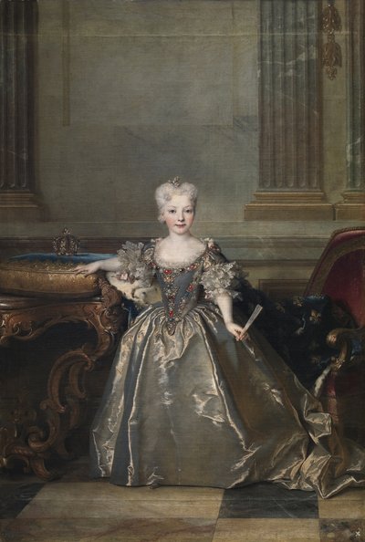 Infanta Mariana Vittoria di Spagna da Nicolas de Largillière
