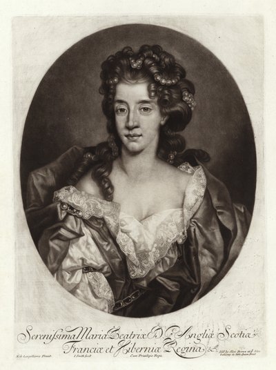 Ritratto di Maria di Modena da Nicolas de Largillière