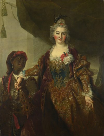 Ritratto della Principessa Rákóczi 1649-1722, ca 1720 da Nicolas de Largillière