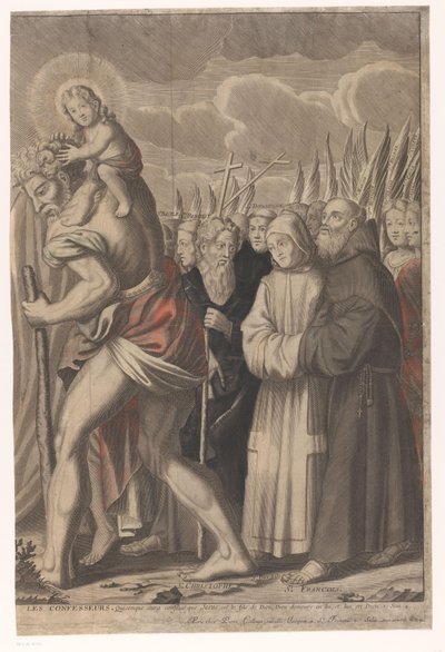 Trionfo di Cristo con figure del Vecchio e Nuovo Testamento da Nicolas de Larmessin (I)