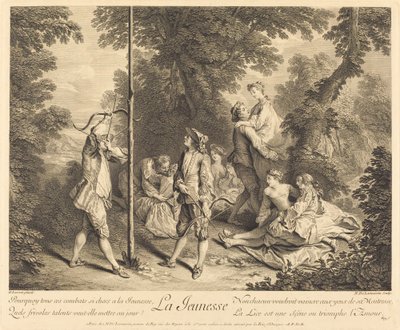 La jeunesse da Nicolas de Larmessin IV after Nicolas Lancret