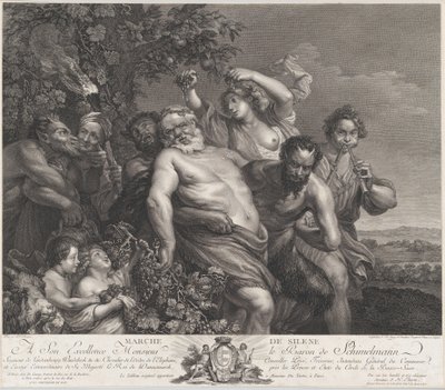 Il Trionfo di Sileno, 1775-78 da Nicolas de Launay