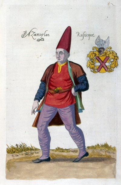Uomo turco (illustrazione) da Nicolas de Nicolay