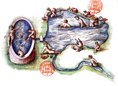 Bagni di Vichy da Nicolas de Nicolay