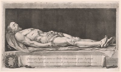 Il Cristo Morto Giacente nel Sepolcro da Nicolas de Plattemontagne