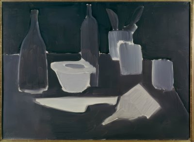 Natura morta, grisaglia da Nicolas de Staël