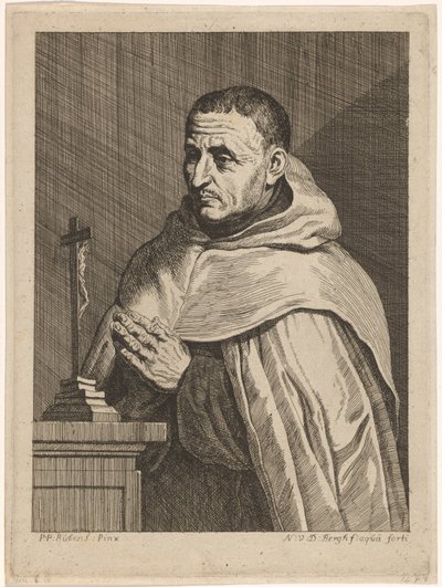 Ritratto di un carmelitano da Nicolas van den Bergh