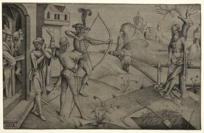 I figli del re che sparano al corpo del loro padre morto da Nicolaus Alexander Mair von Landshut