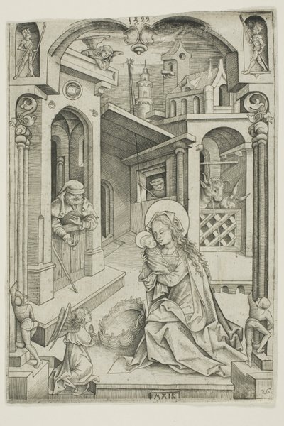 La Natività da Nicolaus Alexander Mair von Landshut