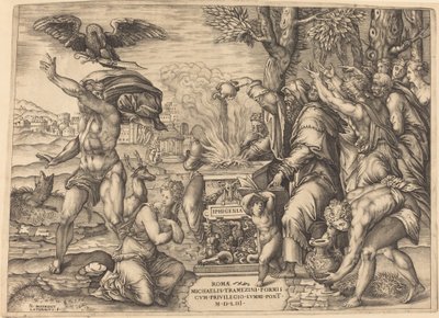 Il sacrificio di Ifigenia da Nicolaus Beatrizet