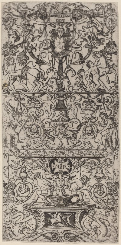 Pannello Ornamentale: Marte, Dio delle Battaglie da Nicoletto da Modena