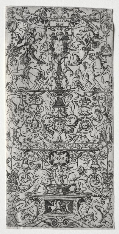 Pannello ornamentale: Marte, Dio delle Battaglie da Nicoletto da Modena