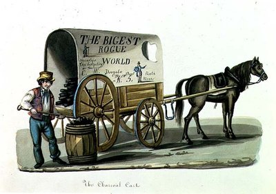 Il Carro del Carbone, c.1840-44 da Nicolino Calyo