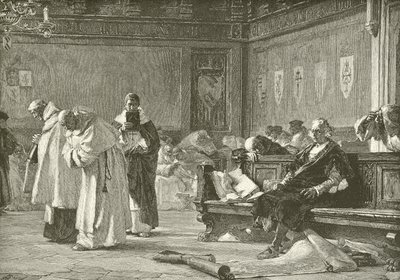 Colombo deriso al consiglio di Salamanca da Nicolo Barabino