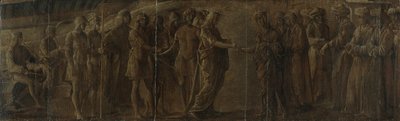 Incontro tra un re e una regina, c.1490-1510 da Nicolo Rondinelli