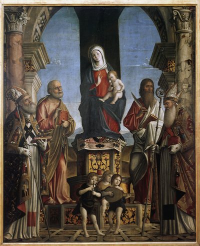 La Vergine e il Bambino sul trono con San Nicola, San Pietro, San Bartolomeo e Sant