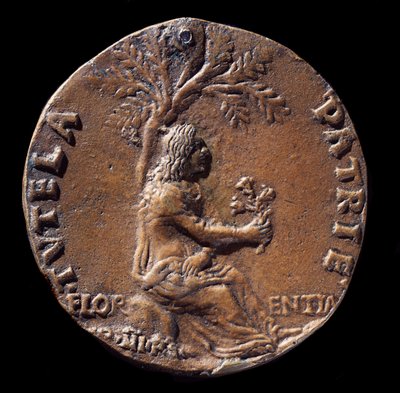 Medaglione rappresentante Lorenzo de Medici, detto il Magnifico da Nicolo Spinelli