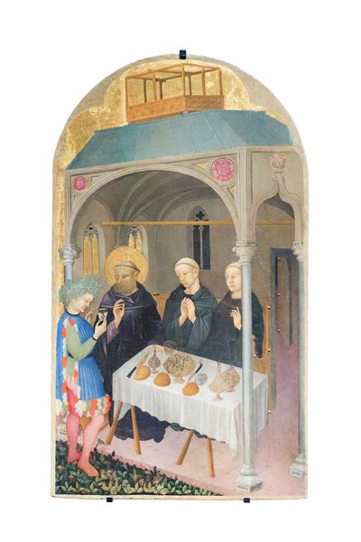 San Benedetto beve vino avvelenato da Nicolò di Pietro