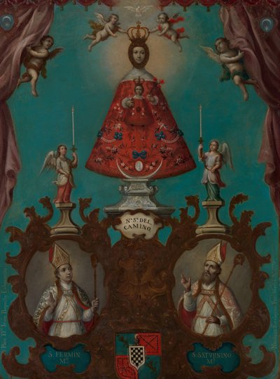 La Vergine del Camino con San Fermín e San Saturnino da Nicolás Enríquez