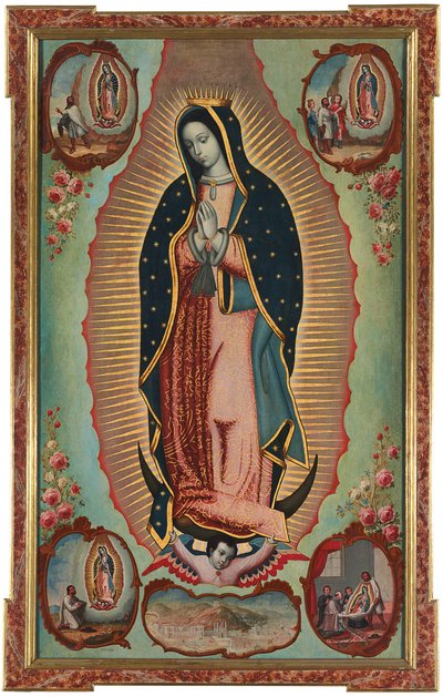 Vergine di Guadalupe da Nicolás Enríquez