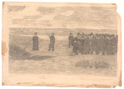 Funerale nel cimitero di Vestjylland da Niels Jakob Jakobsen Bjerre