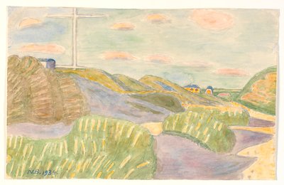 Da Vejlby klint. Vista verso la terra da Niels Jakob Jakobsen Bjerre